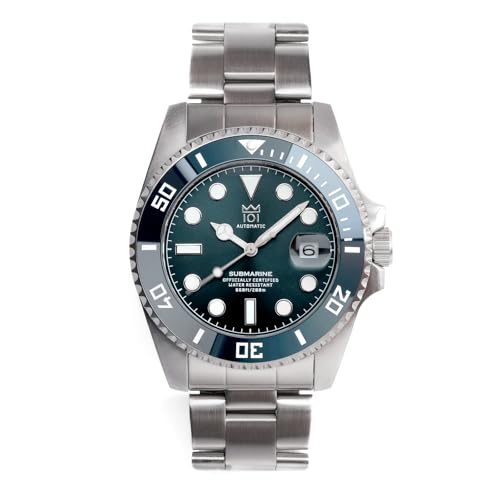 [HYAKUICHI 101] No.7RD ヒャクイチ 42mm セラミックベゼル ダイバーズウォッチ 機械式 デイト ディープアクア ハック機能